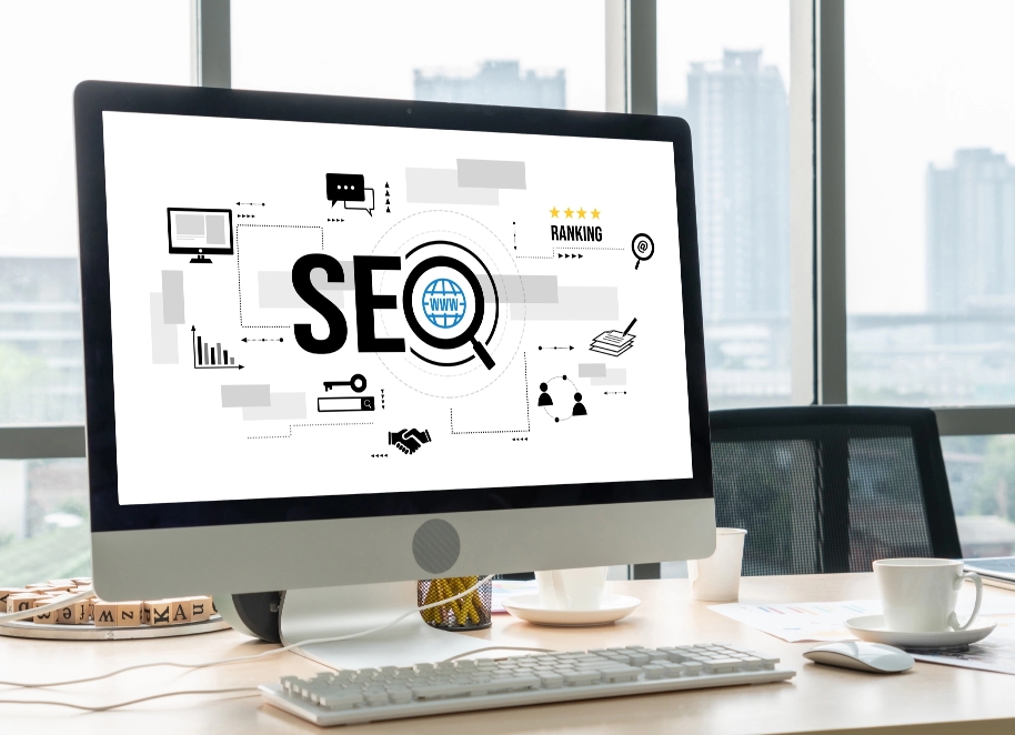 seo-search-engine-optimization-modish-ecommerce-online-retail-business-showing-computer-screen